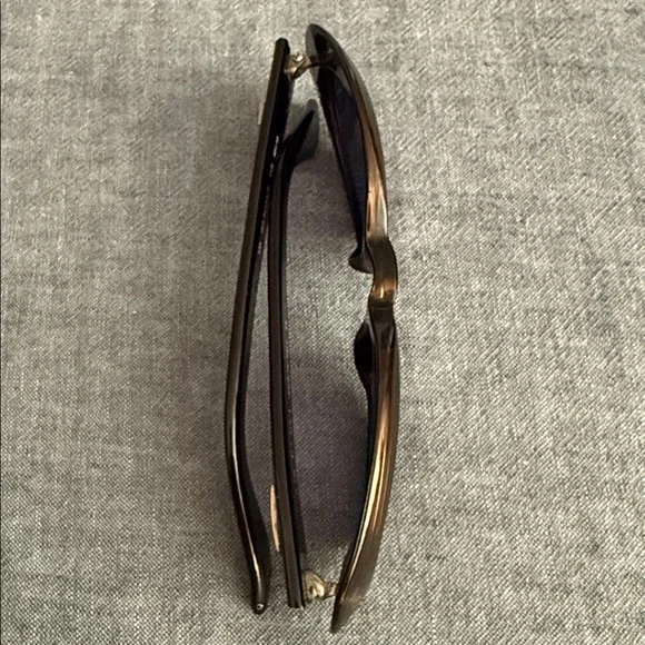 Authentic Vintage Gucci Sunglasses GG 2413/N/S 5NR Brown on Black Oval 52 mm - Picture 8 of 10